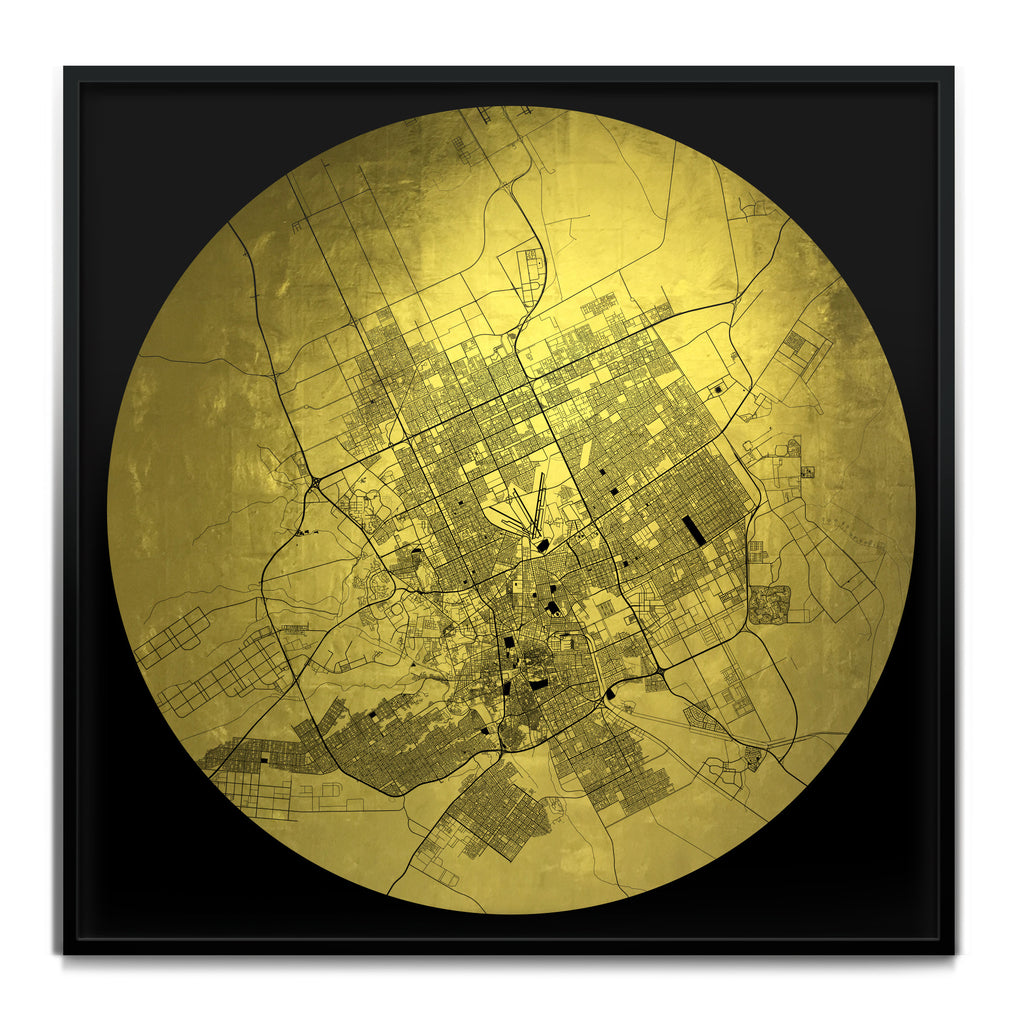 Mappa Mundi Riyadh (24 Karat Gold)