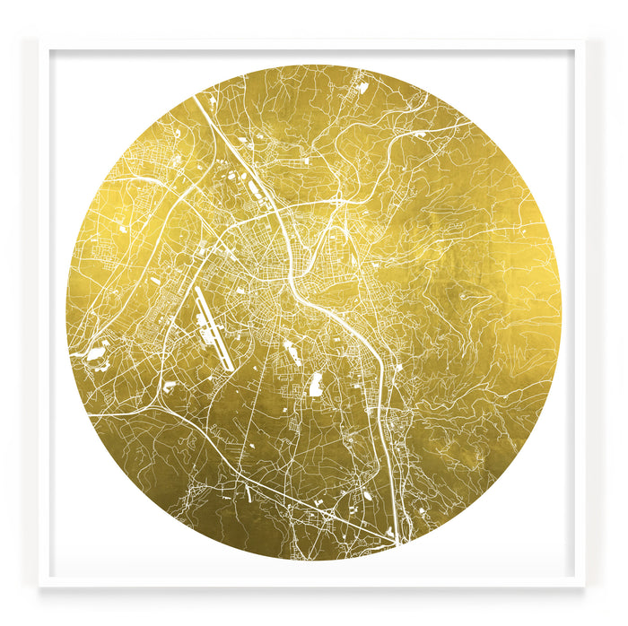 Mappa Mundi Salzberg (24 Karat Gold)