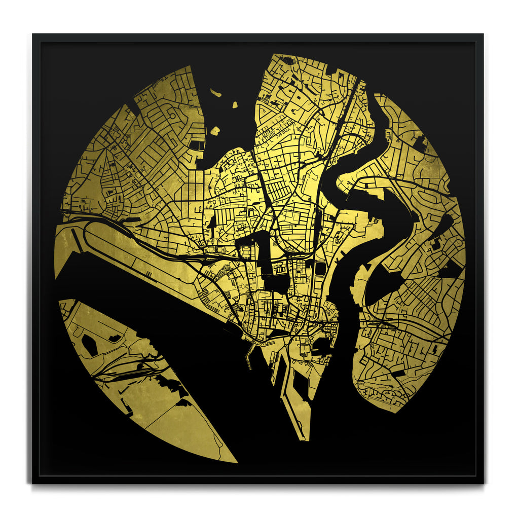 Mappa Mundi Southampton (24 Karat Gold)