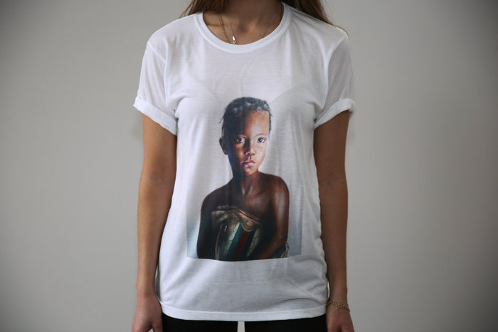 Girl with Gucci Bag Unisex T-Shirt