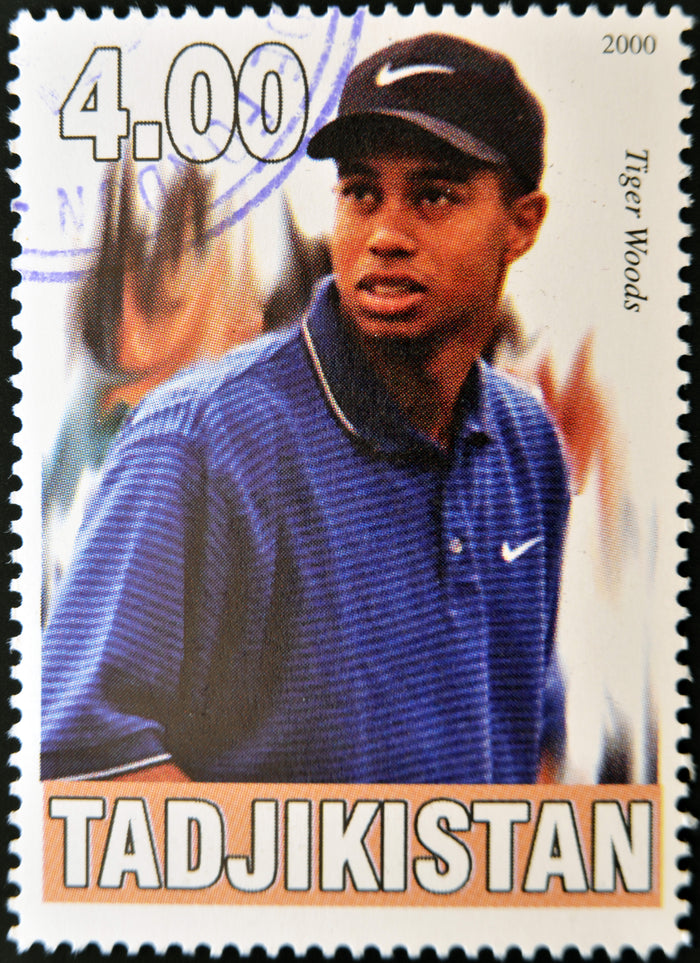Stamps of Icons: Tiger Woods