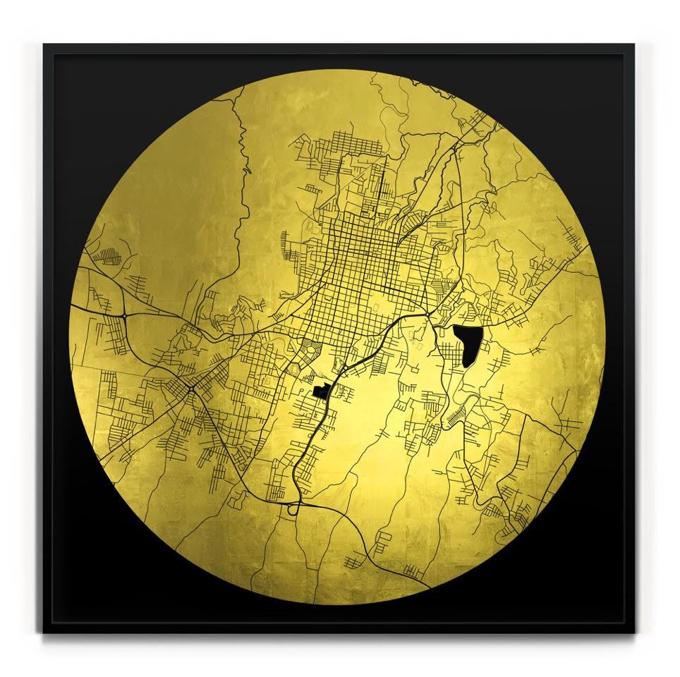 Mappa Mundi Santa Ana, El Salvador 24krt Gold